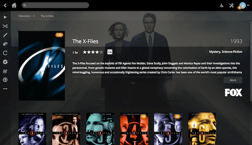 Plex running on my Raspberry Pi.